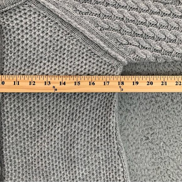 Cynthia Rowley Women's Cable Knit Button Up Cardigan Wool Alpaca Blend  Size: M - Picture 10 of 14